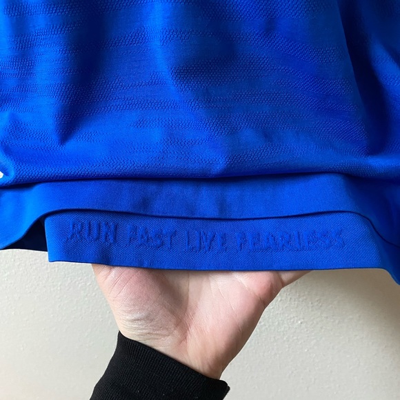 EUC Nike Royal Blue Dri Fit V-Neck T-Shirt (Size: S) - Picture 11 of 12